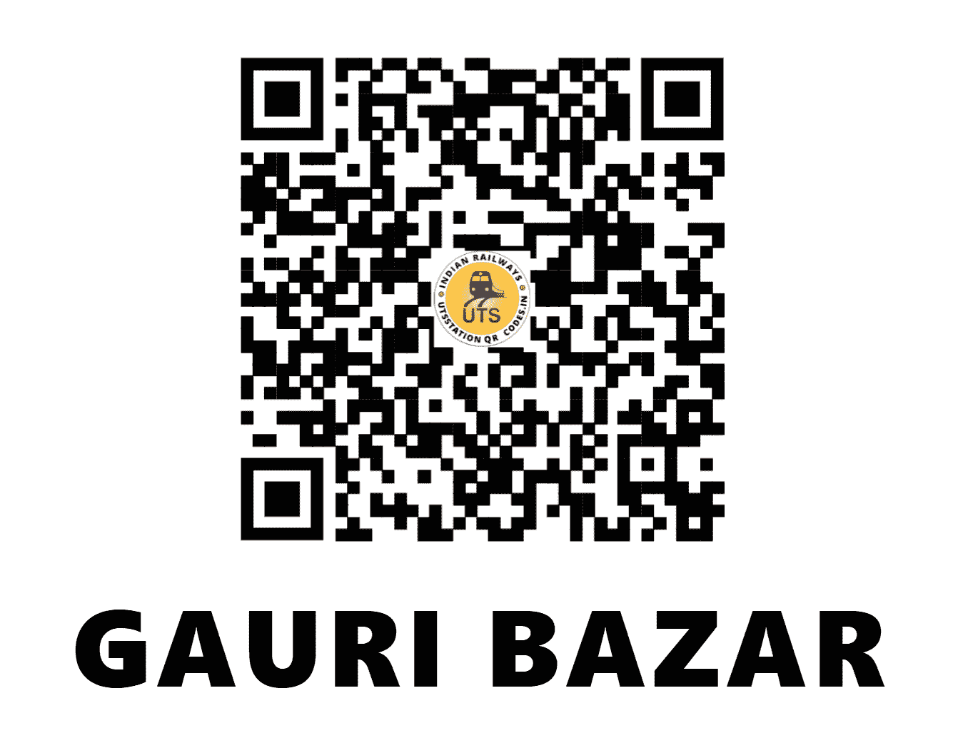UTS QR Code for GAURI BAZAR - GB (NE - UTTAR PRADESH)